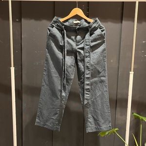 Loft Wide Leg Linen Pants - Size 2